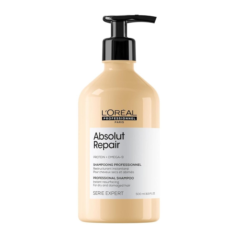 L\'Oral Professionnel Paris Absolut Repair Shampoo - Nourishing Protein Shampoo For Dry, Damaged Hair, Repairs Damage and Provides Shine, 16.9 Fl Oz