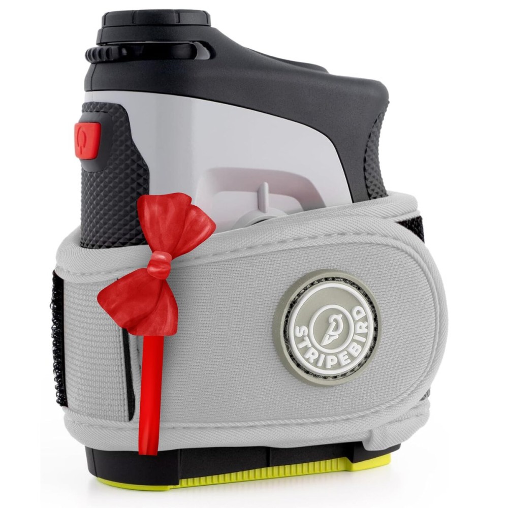 Stripebird - 2.0 Slim Golf Magnetic Rangefinder Strap (Gray - Form Fitting & No Buckle Strap)