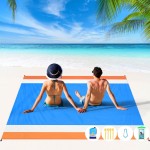 BYDOLL Beach Blanket 78\'\'81\'\' 4-7 Adults Oversized Lightweight Waterproof Sandproof Beach Blanket Large Picnic Mat for Travel Camping Hiking Picnic