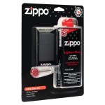Zippo All-in-One Kit with Black Matte Windproof Lighter