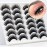 Losha Eyelashes Natural Look Faux Mink Lashes Pack Handmade Fluffy False Eyelashes 14 Pairs Eye Lashes (70)