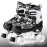 Kuxuan Skates Boys and Girls Adjustable Roller Skates with Light up Wheels, Fun Illuminating Skate for Kids Youth