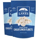 Thousand Lakes Freeze Dried Vegetables - Cauliflower Florets and Stems 2-pack 0.8 ounces (1.6 ounces total) | No Salt Added