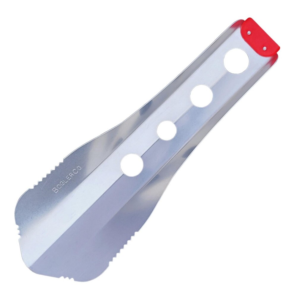 BoglerCo Ultralight Backpacking Trowel, 0.48 oz (13.5g) Red