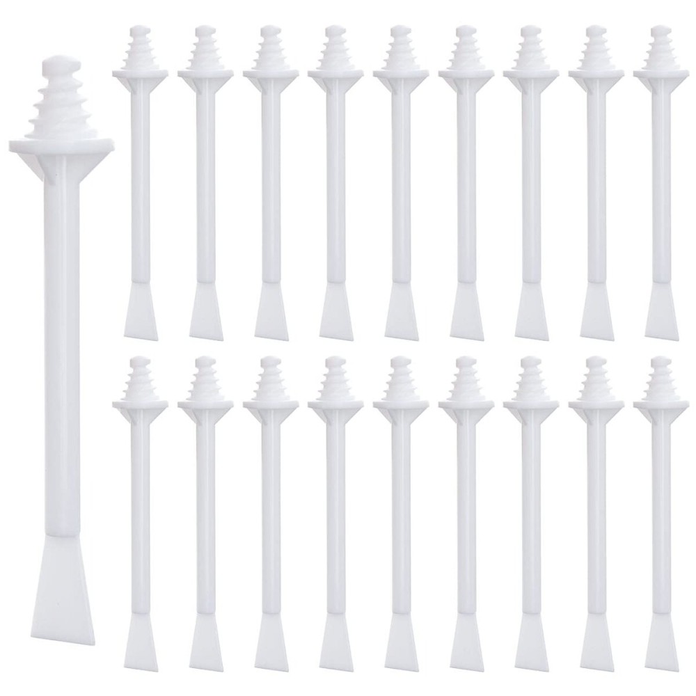 Plastic Wax Applicator Sticks and Disposable Spatulas - 50 Pieces for Nostril Cleaning, Nose Hair Removal, and Waxing