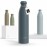 LARS NYSM Stainless Steel Insulated Water Bottle 12oz 17oz 25oz 34oz 51oz | Insulated Thermo Flask for Hot and Cold Beverages | Leakproof Drinking Bottle (Stone Blue, 25.4oz)