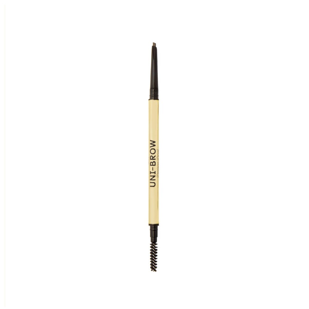 Winky Lux Uni-Brow Precision Eyebrow Pencil, Dual-Ended with Spoolie, Waterproof Longwear Brow Pencil with Micro Tip, Universal Shade for Natural Brows (Brown, Blonde, Taupe)