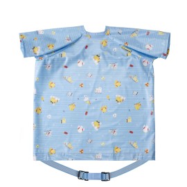 BIBaDO - Short Sleeve Baby Bibs - Babies & Toddlers 6-36 Months - Coverall Baby Led Weaning Bib - Easy Wipe, Soft, Waterproof