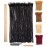DAIXI 0.6cm Thickness 18 Inch 20 Strands 100% Real Human Hair Dreadlock Extensions for Man/Women Full Head Handmade 0.24Inch Thinner Can Be Dyed and Bleached Soft Dreadlocks with Needle and Comb