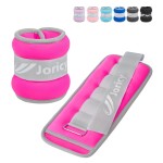 Ankle Weights, Wrist Leg Arm Weights for Women Men Kids Child with Adjustable Straps,A Pair of 4LBS(2LB Each Weight) Strength Training Weighted for Jogging, Running, Walking, Fitness, Rose Red