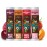 Eco Lips Mongo Kiss Organic Lip Balm 4 Pack Blood Orange, Yumberry, Strawberry Lavender, Black Cherry - 100 Percent USDA Organic - Soothe, Moisturize Dry