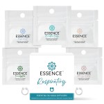 Essence Nasal Diffuser Respiratory Bundle - Essential Oil Silicone Nose Rings for Sinus Relief, Congestion & Seasonal Breathing Support - Wearable Aromatherapy for Cold & Allergy Symptoms