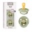 BIBS Pacifiers Colour Collection | Natural Rubber Baby Pacifier | Round Nipple | Set of 2 BPA-Free Soothers | Made in Denmark | 0+ Months (Pack of 2) | Sage