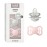 BIBS Supreme Baby Pacifier 2-Pack | Made in Denmark | BPA Free Dummy Soother, Symmetrical Nipple. Silicone, Size 2 (6-18 Months), Haze/Blossom
