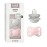 BIBS Supreme Baby Pacifier 2-Pack | Made in Denmark | BPA Free Dummy Soother, Symmetrical Nipple. Silicone, Size 1 (0-6 Months), Haze/Blossom