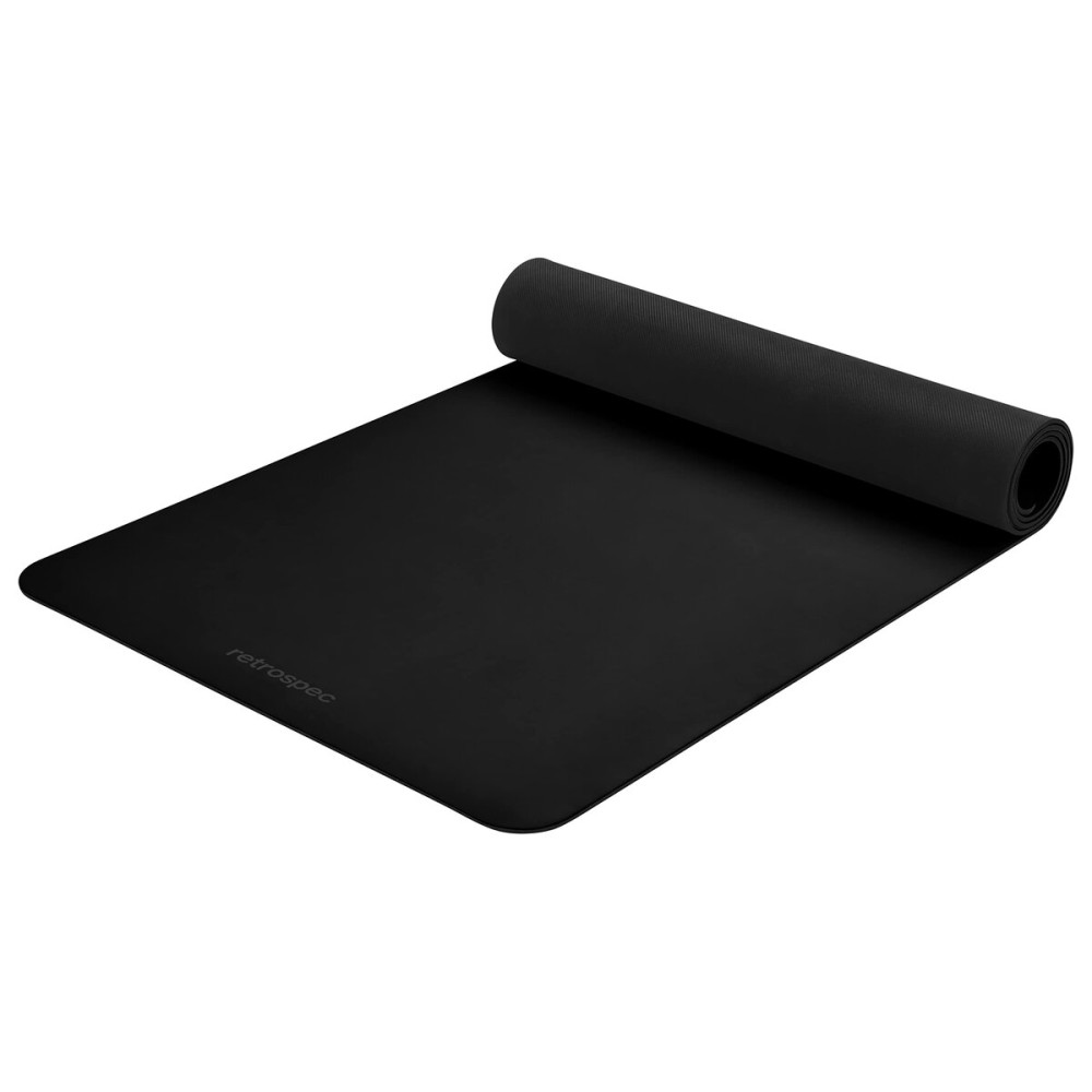 Retrospec Laguna Non-Slip Yoga Mat - 5mm Thick with Moisture-Wicking Surface - PVC-Free Fitness Mat for Hot Yoga, Pilates & Floor Workouts (72in x 24in)