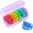Sukuos Weekly Pill Organizer 7 Day 2 Times a Day, Large Daily Pill Box Easy to Open, AM PM Pill Case for Medicine/Vitamin/Fish Oil/Supplements (Purple)
