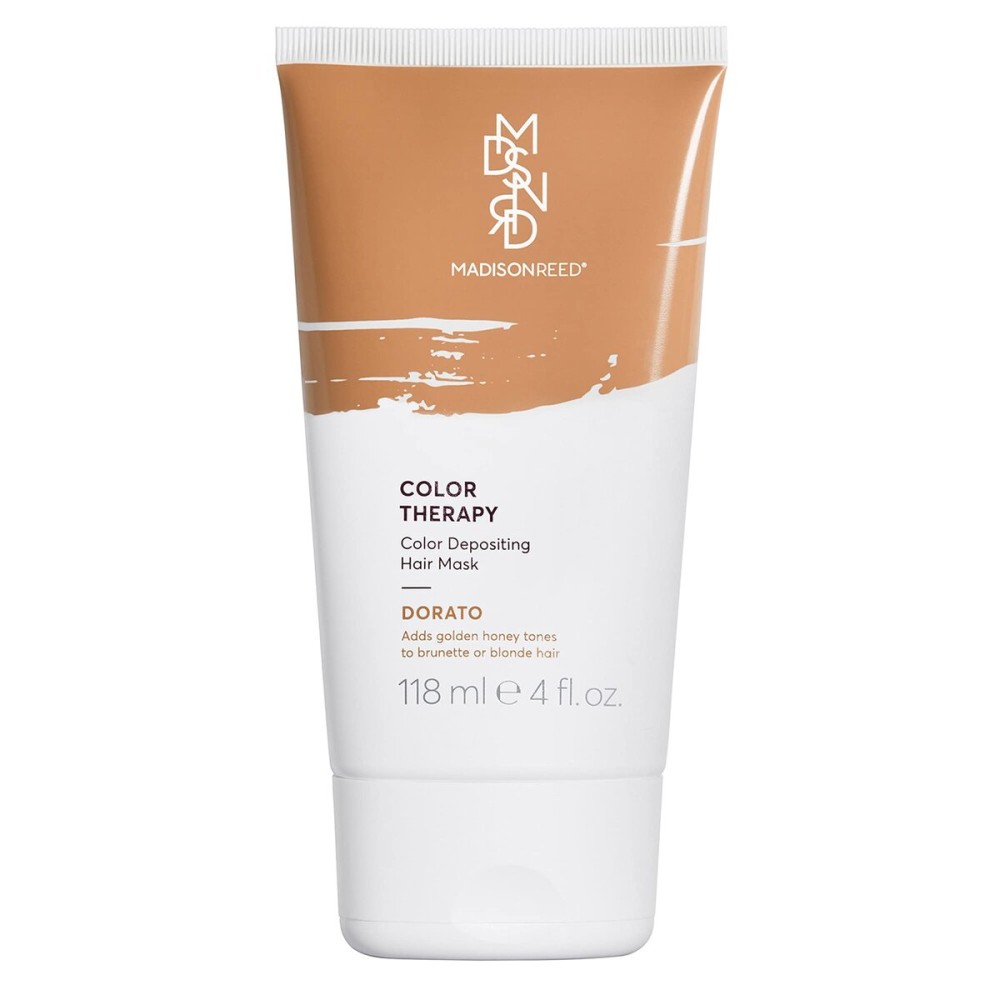 Madison Reed Color Therapy, Dorato, Color Depositing Hair Mask & Deep Conditioning Treatment, Intensely Hydrating, Refreshes Color & Tone, Keratin & Argan Oil, 4 Fl Oz (118 mL)
