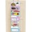 Simple Houseware 5 Clear Window Pocket Over Closet Door Storage Hanging Organizer for Bedroom, Bathroom, Pantry, Colorful