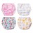 BISENKID Waterproof Diaper Covers for Girls Good Elastic Rubber Swim Diaper Cover for Toddler Girl Underwear & Swimming Diapers Size 5t
