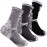 FEIDEER Hiking Walking Socks For Men, 3-pack Outdoor Recreation Socks Moisture Wicking Quarter Crew Socks (19103-XXL)