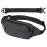 WATERFLY Fanny Pack Waist Bag: Small Hip Pouch Bum Bag Fannie Pack Phanny Fannypack Waistpack Bumbag Beltbag Sport Slim Fashionable for Jogging Hiking Hiker Woman Man