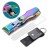 VOGARB Nail Clippers for Thick Toenails and Fingernail, Large Wide Jaw Opening Heavy Duty No Splash Toenail Clippers with Catcher for Men Women Adults Seniors (Rainbow)