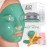 BRUN Jelly Mask Jar Aloe Vera Peel-Off Face Care Rubber Mask | 23 fl oz Skin Care Moisturizing Gel Mask Jar Spa Set