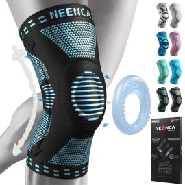 NEENCA Professional Knee Brace for Women/Men, Knee Support with Patella Pad & Side Stabilizers, Compression Knee Sleeve for Knee Joint Pain, Meniscus Tear, ACL, PCL, Runner, Workout