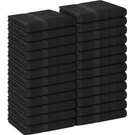 Utopia Towels, Salon Towel, Pack of 24, Not Bleach Proof, 16 by 27 Inches, Highly Absorbent Cotton Towels for Hand, Gym, Beauty, Spa, and Home Hair Care, Burgundy