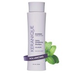 Keranique Volumizing Shampoo with Keratin and Biotin for Thinning Hair, Anti-Breakage, Follicle Strengthening, 12 Oz