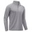 TACVASEN Mens Quarter Zip Pullover Rash Guard Athletic Shirts Long Sleeve Dry Fit T-Shirts Swim Outdoor Light Grey