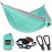 AnorTrek Camping Hammock, Super Lightweight Portable Parachute Hammock with Two Tree Straps Single or Double Nylon Travel Tree Hammocks for Camping Backpacking Hiking