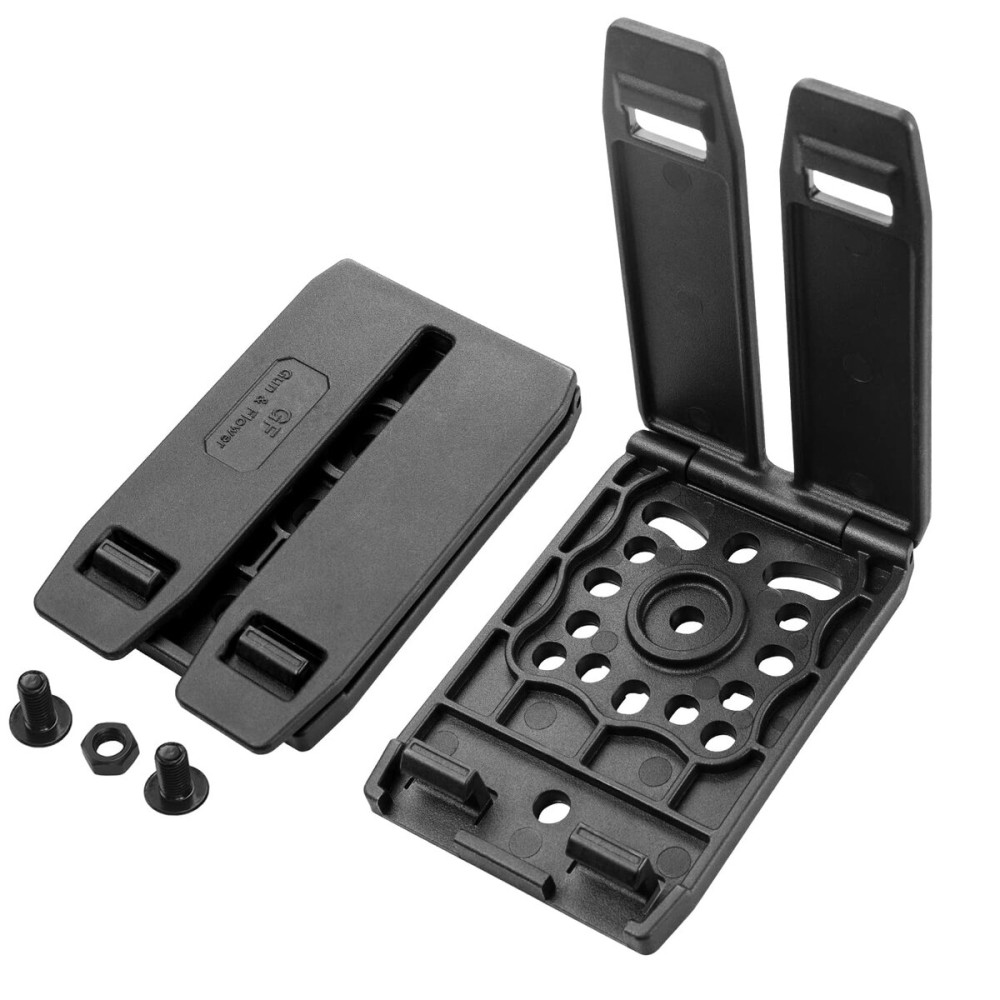 GUN & FLOWER MOLLE Adapter, Polymer Modular Attachment for Gun Holsters/Magazine Pouches. Fits Molle Belt/Molle Vest. 1-Pack 2-Pack 4-Pack