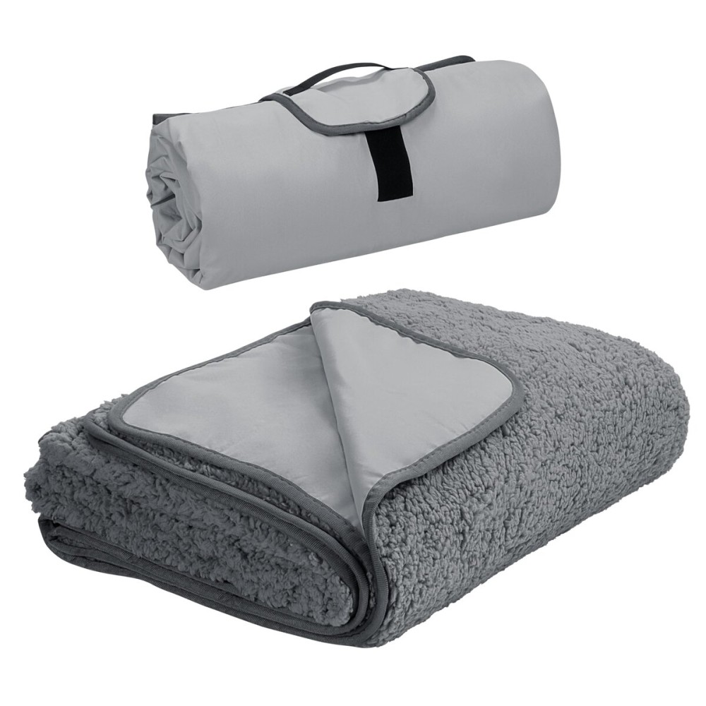 Tirrinia Large Waterproof Outdoor Blanket, Soft Warm Windproof Stadium Blanket with Sherpa Fleece and Foldable for Outdoor Sport, Baseball, Football, Beach, Concerts, Car,59 x 79