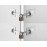 2-Pack Refrigerator Lock (2-Pack, White with Keyed Padlock)