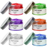 Temporary Hair Color Chalk For Kids, Hair Wax Color For 4 5 6 7 8 9 Year Old Girl Gifts, Birthday,Party, Cosplay DIY, Children\'s Day, Halloween, Christmas (6, Red Orange Purple Blue Green Gray)