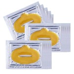 NIYET 30 pieces of Moisturizing Collagen Crystal Lip Mask - Anti-Ageing & Anti Chapped, Reduce lip Wrinkles, Fade Lip Color, Make Skin Smooth (Gold)