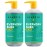 Alaffia Everyday Shea Body Wash, Naturally Helps Moisturize and Cleanse Without Stripping Natural Oils with Fair Trade Shea Butter, Neem, and Coconut Oil Vanilla Mint 32 fl oz - 2 Pack