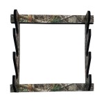 Rush Creek Creations | Indoor Gun Rack for up to 3 Rifles or Shotguns, Wood Construction with Scratch-Resistant Finish Gun Storage for Firearms, Alternative for Gun Safe for Rifles and Pistols