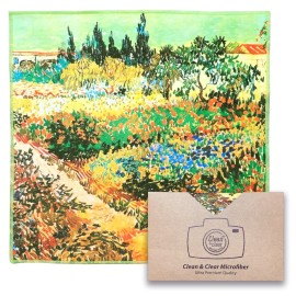 Large [2 Pack] Classic Art (The Garden at Arles) - Ultra Premium Quality Microfiber Cleaning Cloths (Best for Camera Lens, Glasses, Screens, and All Lens.) Microfiber Cloth