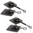 2-Pack Refrigerator Lock (2-Pack, Black Without Padlock)