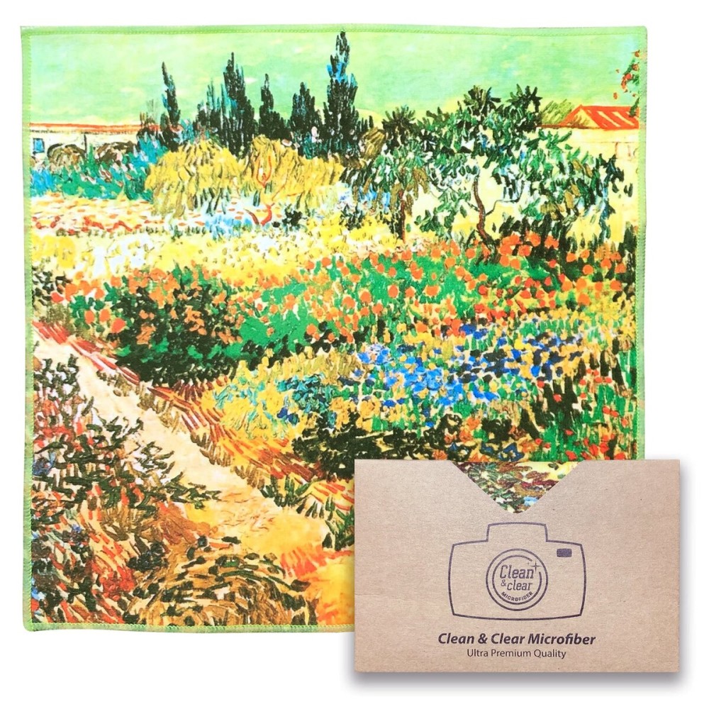Large [4 Pack] Classic Art (The Garden at Arles) - Ultra Premium Quality Microfiber Cleaning Cloths (Best for Camera Lens, Glasses, Screens, and All Lens.) Microfiber Cloth