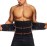 TAILONG Neoprene Waist Trimmer Ab Belt for Men Waist Trainer Corset Slimming Body Shaper Workout Sauna Hot Sweat Band (Black with Band, 3X-Large)
