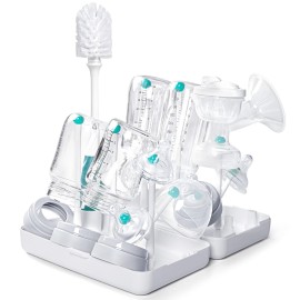 Termichy Travel Baby Bottle Drying Rack, Compact Size with Large Capacity for Working Mom, Visit Families, Friends or Camping with Baby Teal