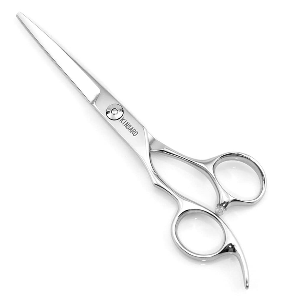 Hair Shears left hand 6 Inch Hair Scissors Left Hand Hair Cutting Scissors Lefty Barber Shears Left Handed KINSARO for Hairdresser Barbershop or Home Use