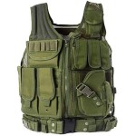 vAv YAKEDA Tactical Vest Outdoor Ultra-Light Breathable Training Airsoft Vest Adjustable for Adults (Green)