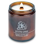 Hemlock Park Crackling Wood Wick Candle Handcrafted with Natural Coconut Wax (Standard 8 oz, Desert Prickly Pear)