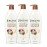 Jergens Hydrating Coconut Body Lotion, Hand and Body Moisturizer, Infused with Coconut Oil, Hydrates Dry Skin Instantly, Dermatologist Tested, 16.8 oz, Pack of 3