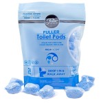 Fuller Brush Toilet Bowl Cleaner Pods - Water Soluble Tablet Cleansers - Cleans Descales & Refreshes Bathroom Toilets Removes Odors & Stains Light Fresh Scent Ideal for Homes and Businesses 6-Pack